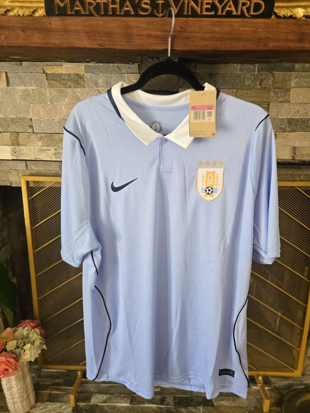 Light Blue Uruguay Soccer (Football) Jersey - Men's 3XL (Brand New With Tags)